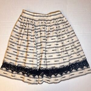 Alice + Olivia Mazie Boho Tribal Cotton Lace Trim